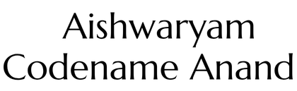 Aishwaryam Codename Anand Logo